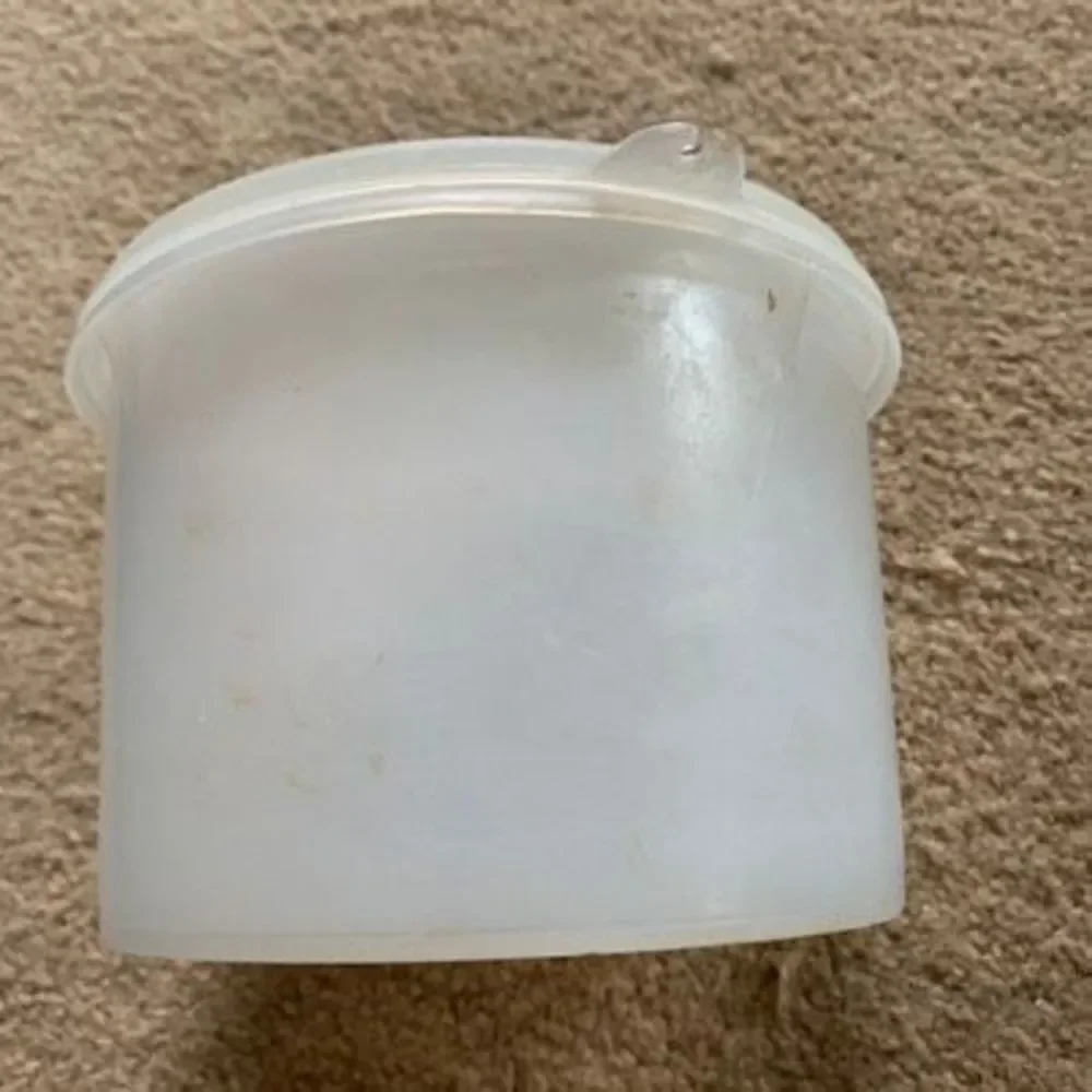 Tupperware 263-25 Sheer Canister Container With 238-29 Lid